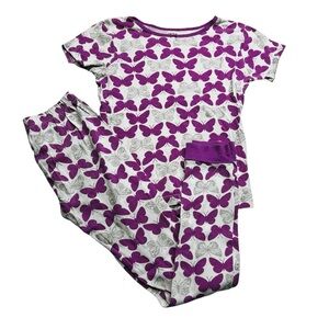Carter's Purple Butterfly Pajama Set